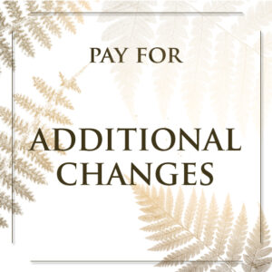 Additional changes